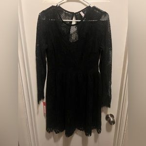 Black lace dress size Medium/ NWT